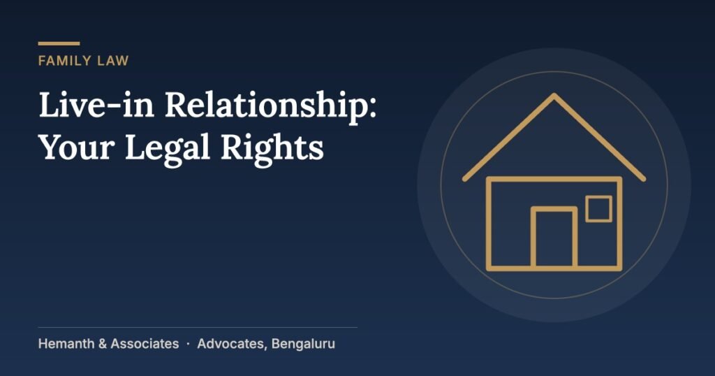 Illustration of a home for live-in relationship rights